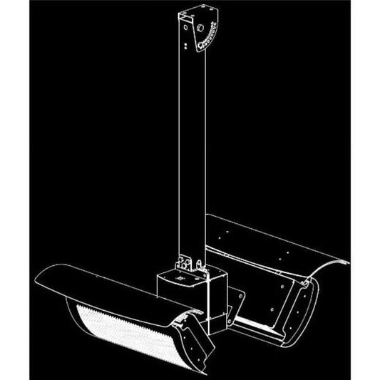 17.56 Ceiling Mount Pole to Suit all Models & Designed to Safely Extend Your Patio Heater