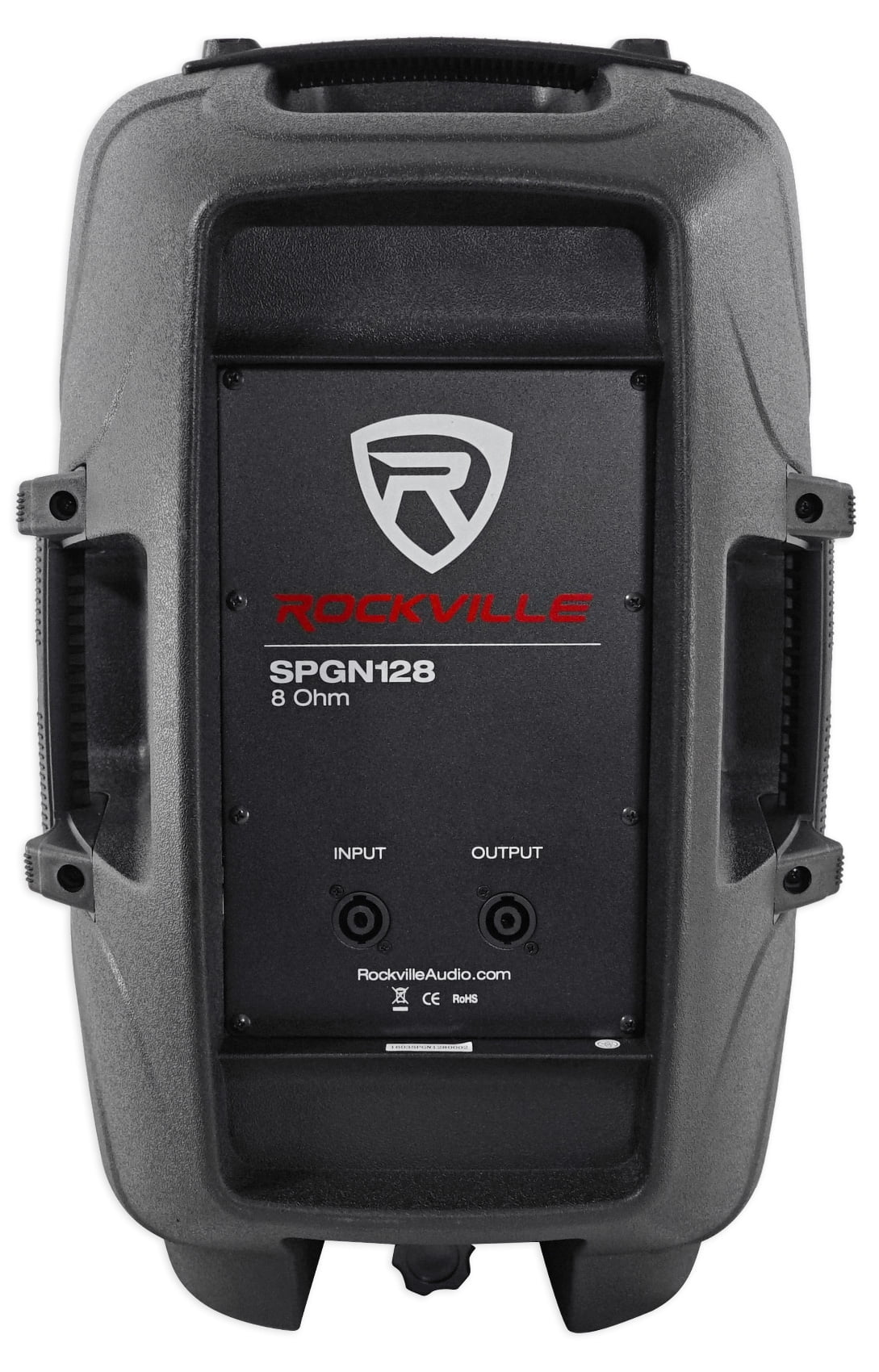 (2) Rockville SPGN128 12" 2400W DJ PA Speakers 8-Ohm+Weatherproof Speaker Bags